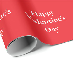 Papier Cadeau Saint Valentin Romantique Rouge mignonne coloré 20