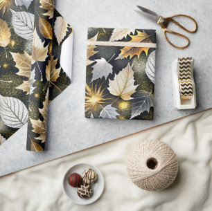 Papier Cadeau Saison 02 d'automne d'or