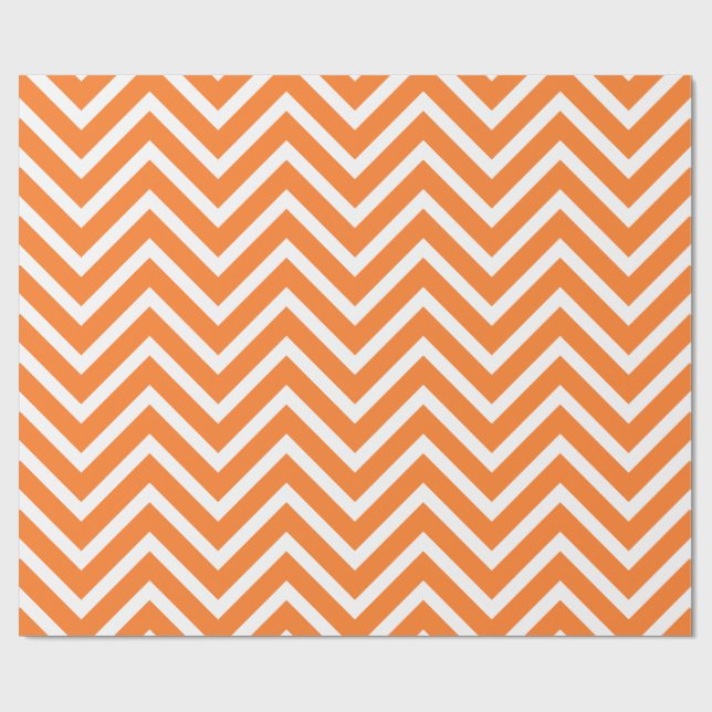 Papier Cadeau Saison automne Chevron Motif (Plat)