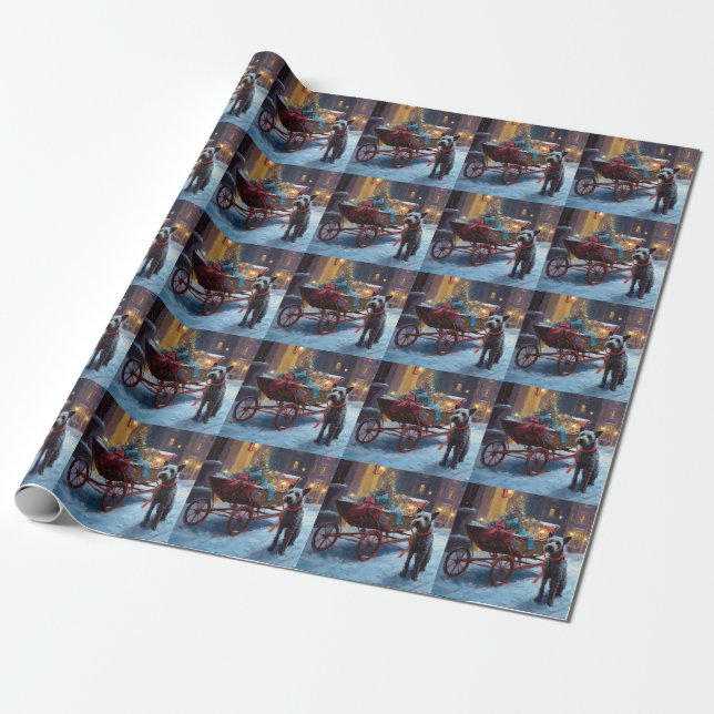 Papier Cadeau Saison de Noël de Chesapeake (Déroulé)