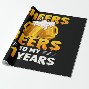 Papier Cadeau Salutations Et Bières À Mes 41 Ans 41E Anniversair