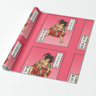 Papier Cadeau samouraï