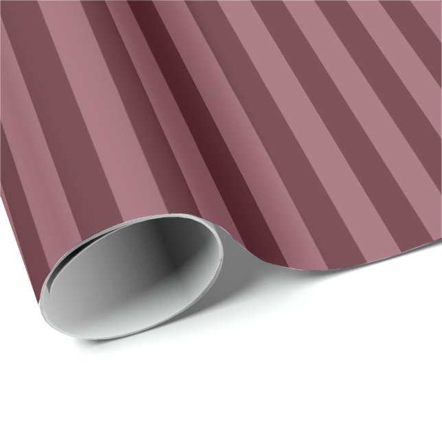 Papier Cadeau Sangria & Smyrna Purple Stripes (Coin rond)