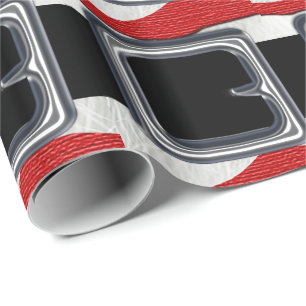Papier Cadeau Santa Claus Belt Noël Conception Noël Noël
