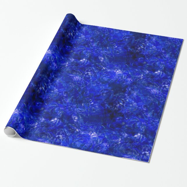 Papier Cadeau Saphir cru (Déroulé)