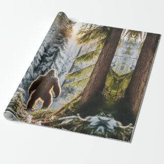 Papier Cadeau Sasquatch de Bigfoot