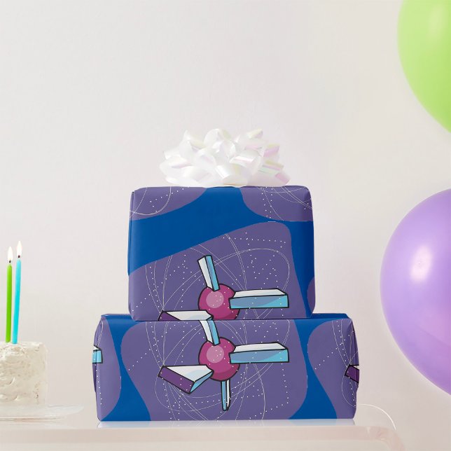 Papier Cadeau Satellite (Créateur téléchargé)