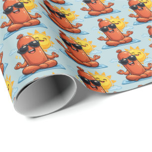 Papier Cadeau Saucisse de Yoga