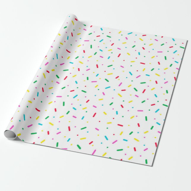 Papier Cadeau Saupoudrer douces (Déroulé)