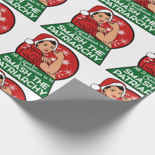 Papier Cadeau Saupoudrer le patriarcat pour Noël