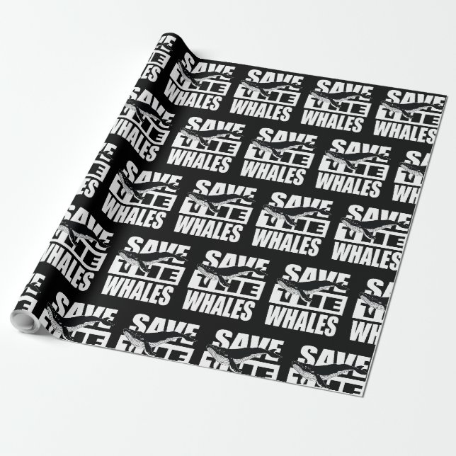 Papier Cadeau sauver les baleines (Déroulé)