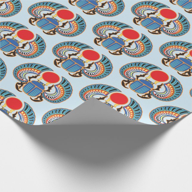 Papier Cadeau scarabée égyptien (Coin)