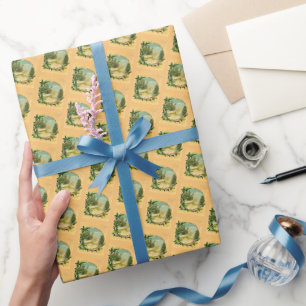 Papier Cadeau Scène de montagne rustique
