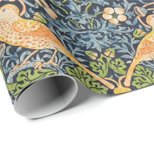Papier Cadeau Schéma floral William Morris Strawberry Thief