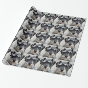 Papier Cadeau Schnauzer