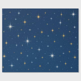 Papier Cadeau Scintillez scintillez étoile