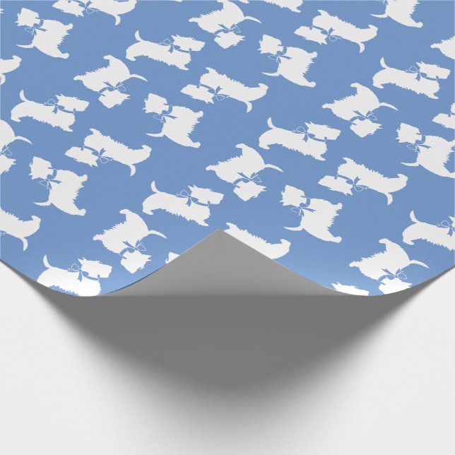Papier Cadeau Scottish Terrier Scotty Chien écossais Chien Chien (Coin)