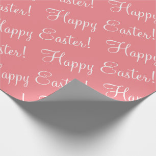 Papier Cadeau Script de Pâques OranGe cadeau de printemps