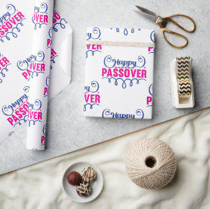Papier Cadeau Script Joyeux Pâque