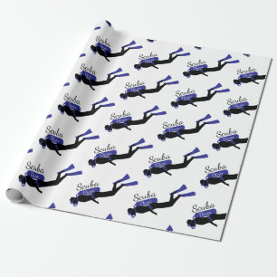 Papier Cadeau Scuba Diver