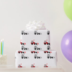 Papier Cadeau Seau plein de coeur Saint-Valentin