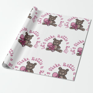 Papier Cadeau Secouer La Bataille Et La Roue