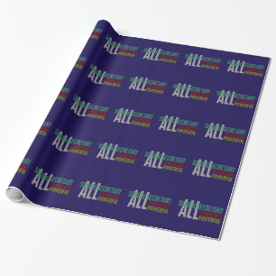 Papier Cadeau Secrétaire d'école