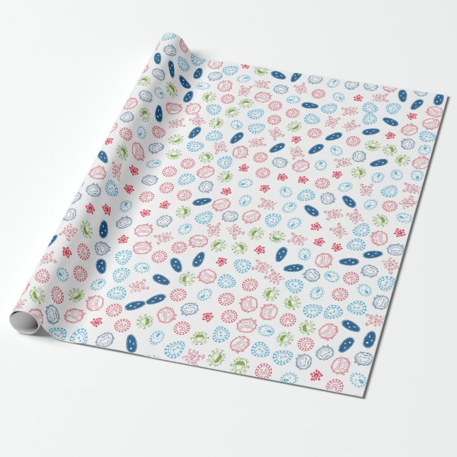 Papier Cadeau Sécurisez votre vie grâce aux bactéries (Déroulé)