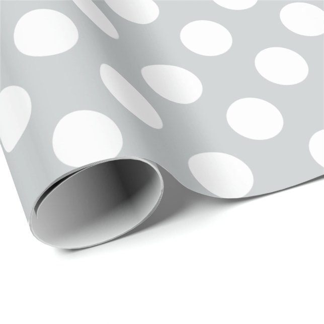 Papier Cadeau Sélectionnez votre propre pois de couleur et de (Coin rond)