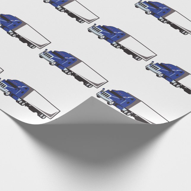 Papier Cadeau Semi-camion (Coin)