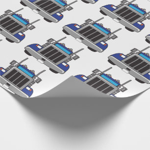 Papier Cadeau Semi-camion avant