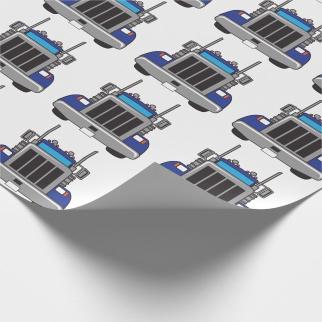 Papier Cadeau Semi-camion avant (Coin)