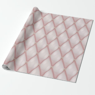 Papier Cadeau Séquence rose or et diamant bleu
