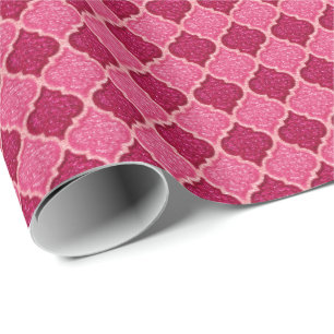 Papier Cadeau Séquins MQF - Pink-Magenta-GIFT WRAP