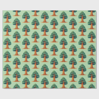 Papier Cadeau Sequoiadendron giganteum tree