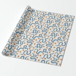 Papier Cadeau Serpents et pommes