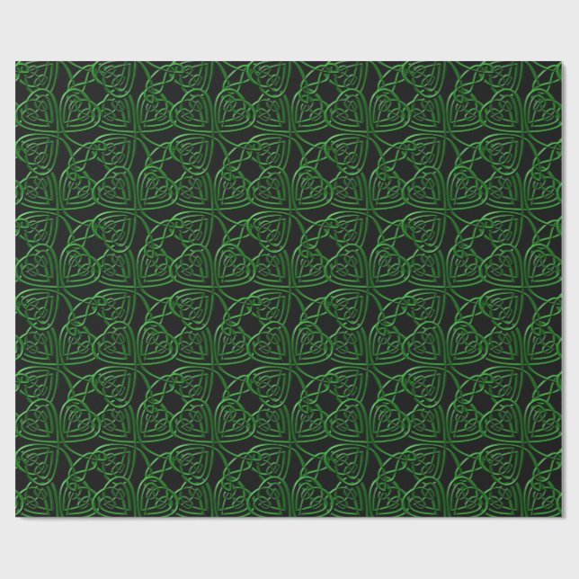 Papier Cadeau Shamrock (Plat)