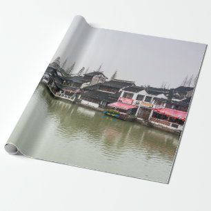 Papier Cadeau Shanghai, Chine, 30 mars 2017, Bui historique en b