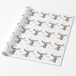 Papier Cadeau Sherman le papier d'emballage de vache d'Alaska