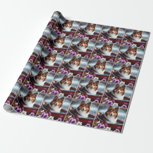 Papier Cadeau Shetland Sheepdog sur une pagaie : une aventure Pi
