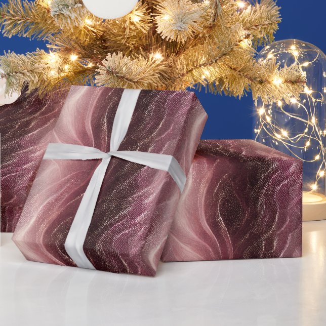 Papier Cadeau Shimmer Texture Parties scintillant Motif Or (Vacances)