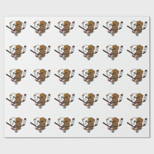 Papier Cadeau SHORESY Bulldogs de Sudbury
