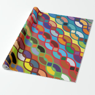Papier Cadeau Siamless Geometric