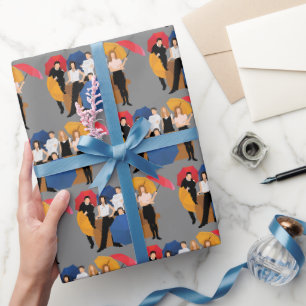 Papier Cadeau Silhouette de caractères FRIENDS™