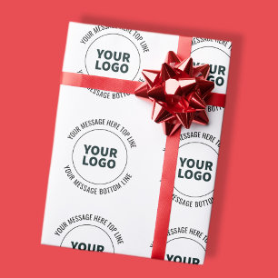 Papier Cadeau Simple à remplacer par votre logo ou votre image
