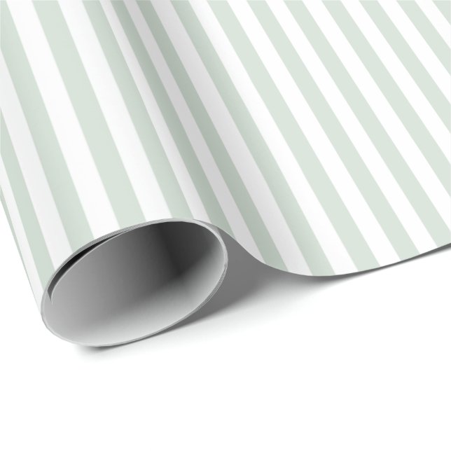 Papier Cadeau Simple Motif de mesure de lumière et de rayures bl (Coin rond)