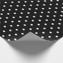 Simple Retro Polka point noir et blanc