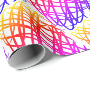 Papier Cadeau Simple Scribble Filtre Ipanema Half Drop