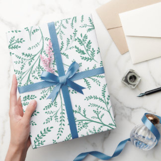 Papier Cadeau Simple verdure