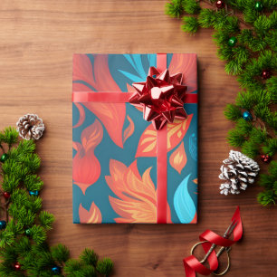 Papier Cadeau Siren Motif personnalisé couleur géométrique